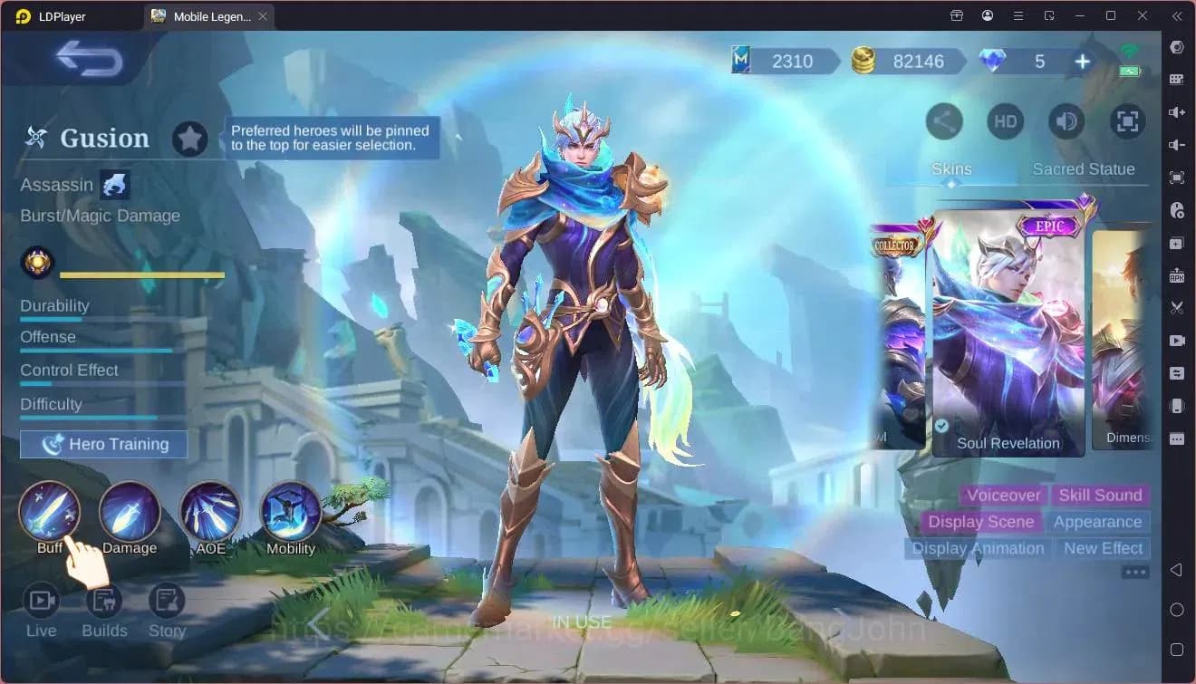Mobile Legends: Bang Bang Accounts Global|Hero 108|Skin 160|Expert|CC Natalia|Spongeb image 3