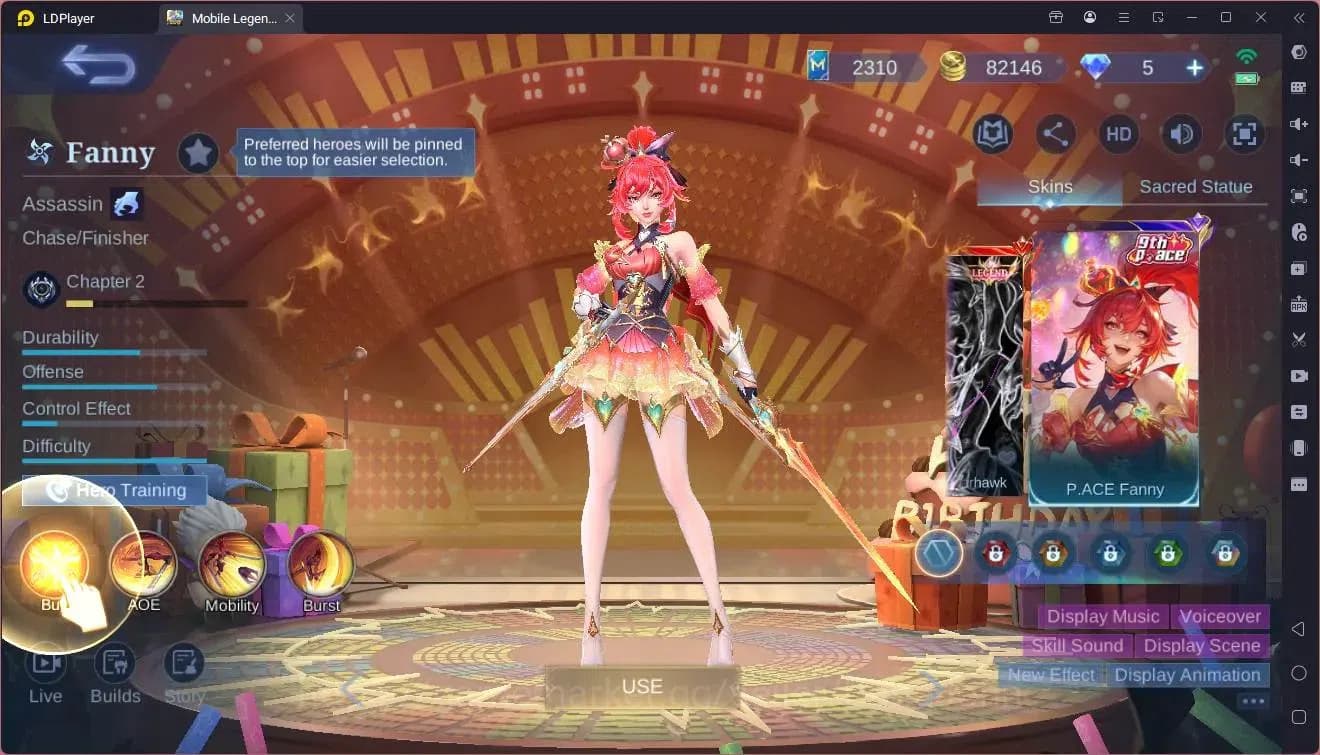 Mobile Legends: Bang Bang Accounts Global|Hero 108|Skin 160|Expert|CC Natalia|Spongeb image 6