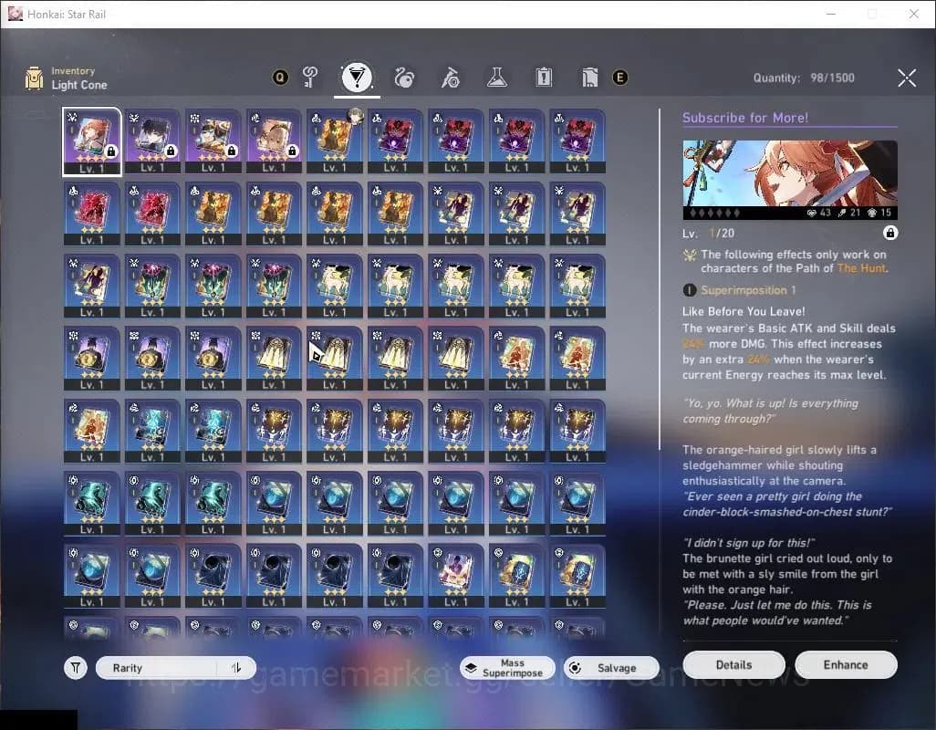 Honkai Star Rail Accounts Asia|TL 3| 2 Golden Comp | 2 Limited | Castorice, image 5