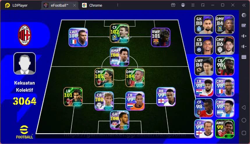 eFootball Accounts ANDROID|PW 3064| Thiago Alcantara + Rui Costa + An image 1