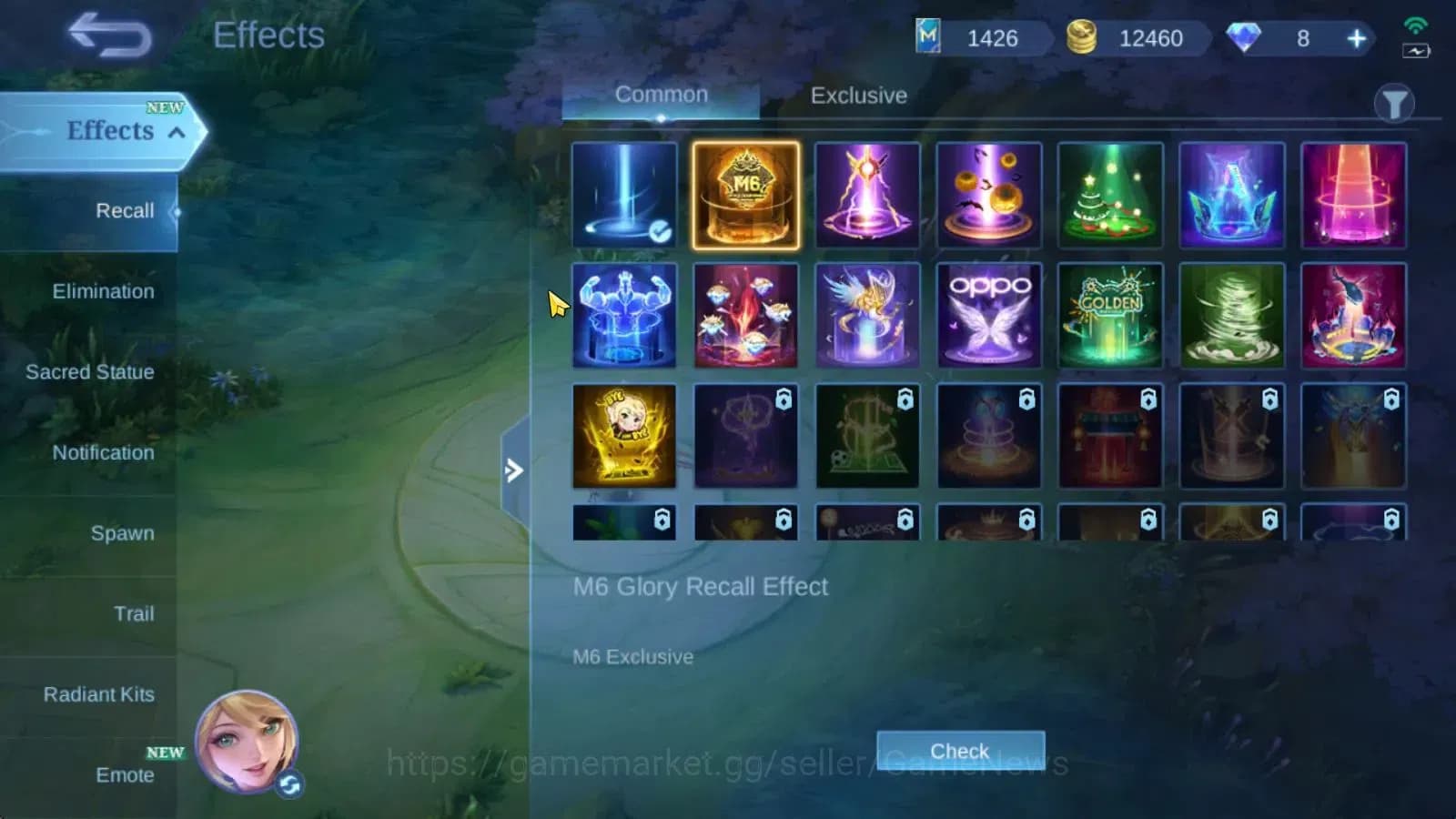 Mobile Legends: Bang Bang Accounts Hero 76|Skin 116|CC Nata,LB Tigreal,Naruto Vale,M- image 11