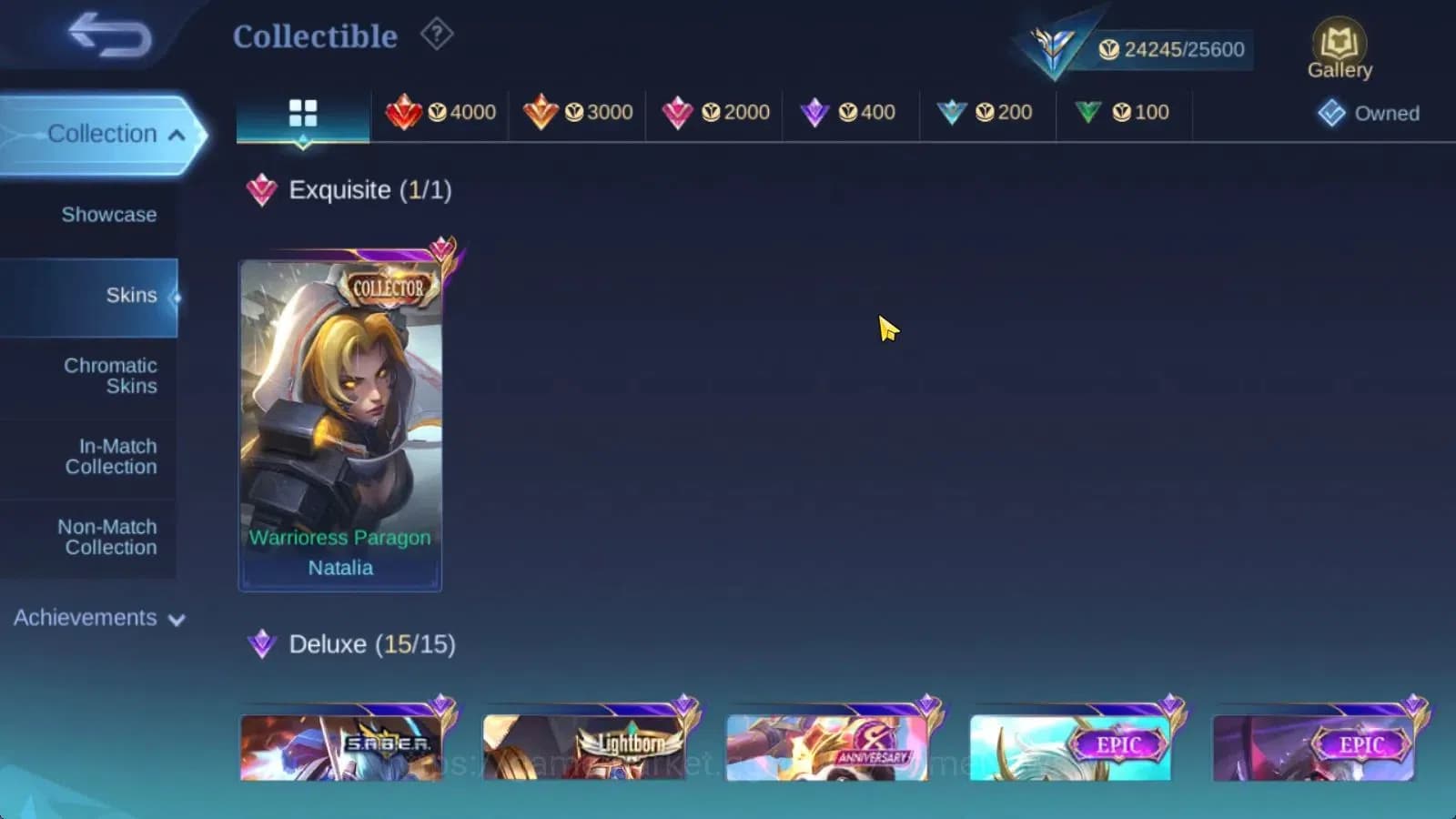 Mobile Legends: Bang Bang Accounts Hero 76|Skin 116|CC Nata,LB Tigreal,Naruto Vale,M- image 6