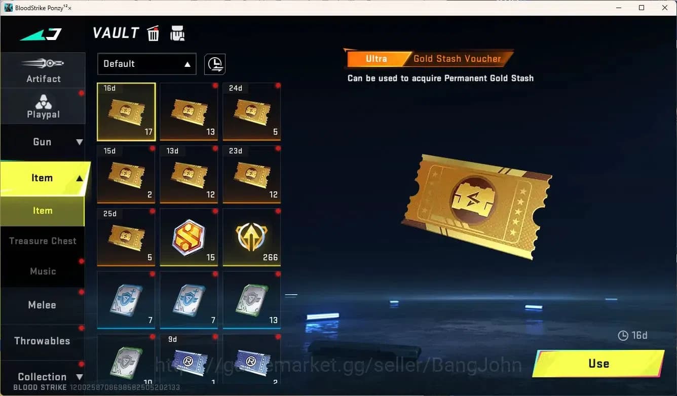 Blood Strike Accounts ASIA | Eternal Desert Eagle|2 7DS Collab Guns,1 TR image 14