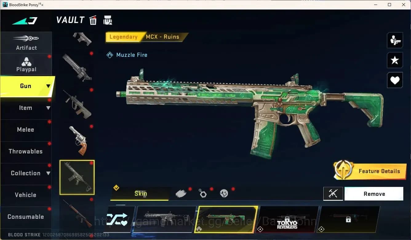 Blood Strike Accounts ASIA | Eternal Desert Eagle|2 7DS Collab Guns,1 TR image 9