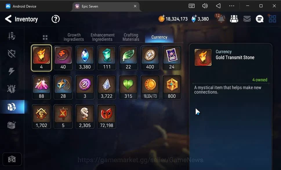 Epic Seven Accounts GLOBAL Unverif|New Era|4 ML(Salome,E Ilynav,BW Ise image 12