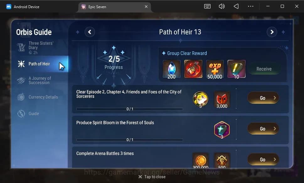 Epic Seven Accounts GLOBAL Unverif|New Era|4 ML(Salome,E Ilynav,BW Ise image 3
