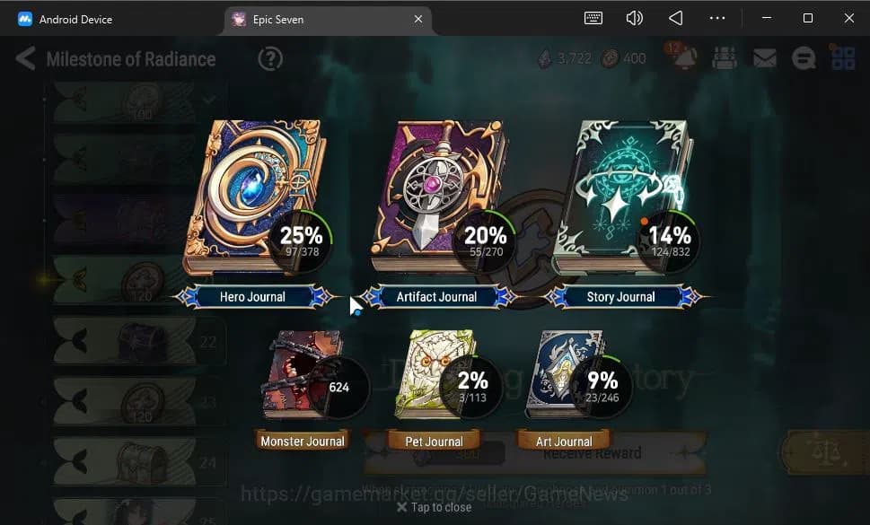 Epic Seven Accounts GLOBAL Unverif|New Era|4 ML(Salome,E Ilynav,BW Ise image 5