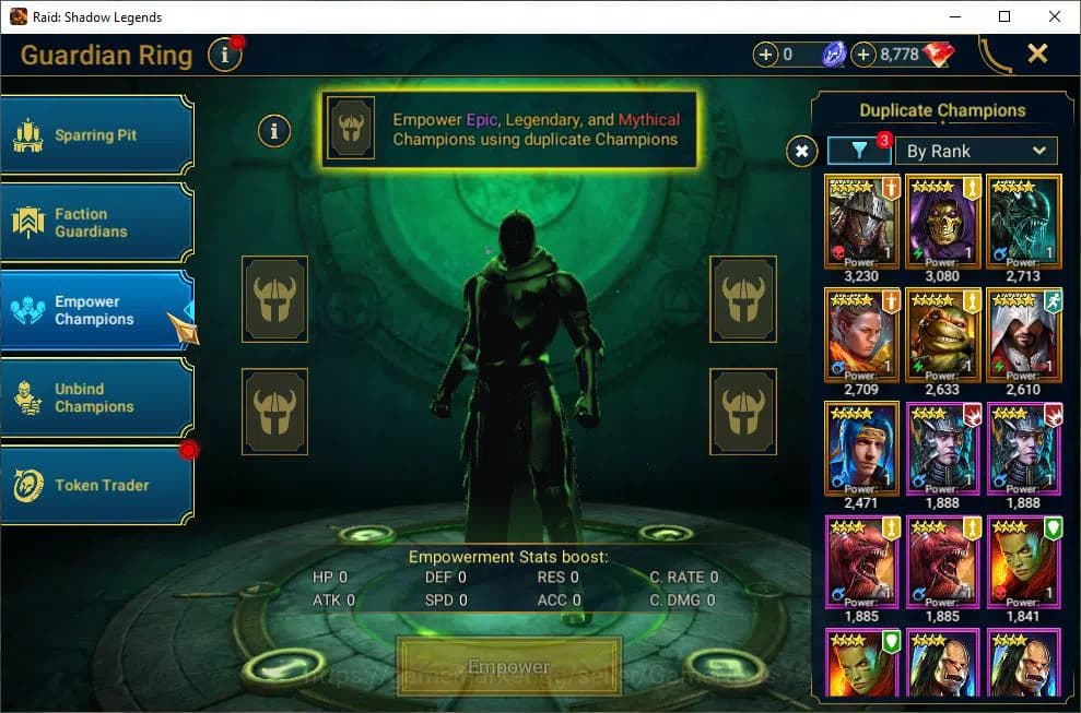 Raid: Shadow Legends Accounts Lv27 522K Power|1 Mythic(Androc)|19 Legendary(Wall image 16