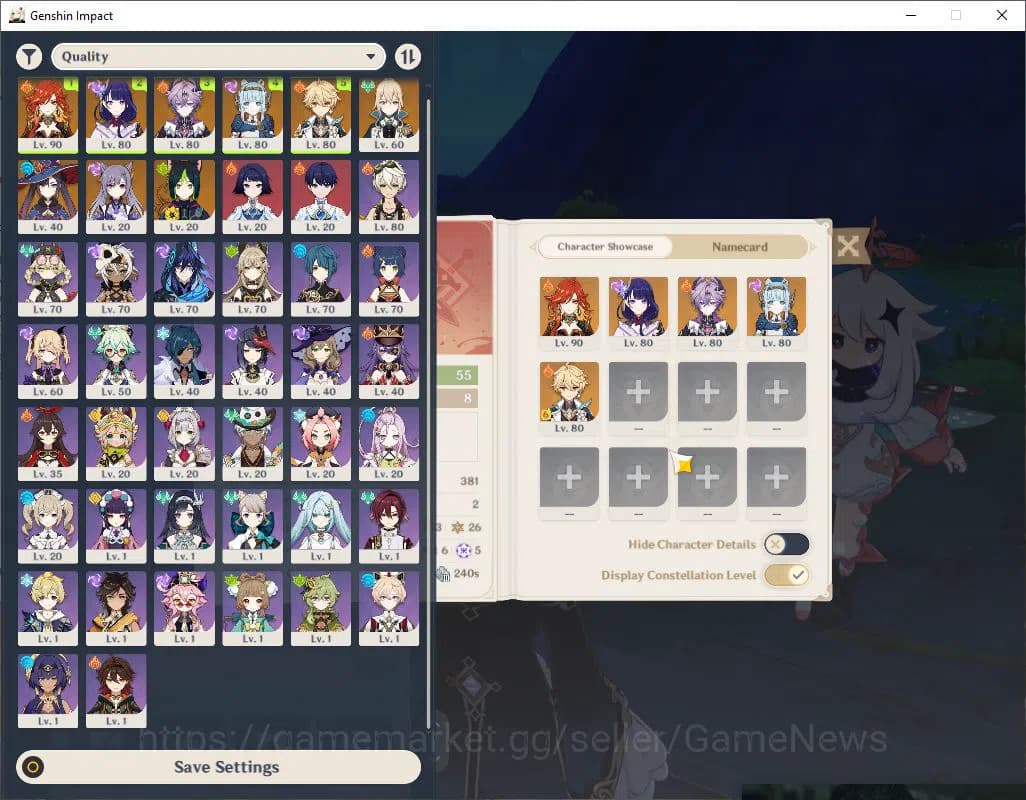 Genshin Impact Accounts Asia|AR 55|4 Limited +1(*5WEP)|Mavuika,Raiden,Duri image 2