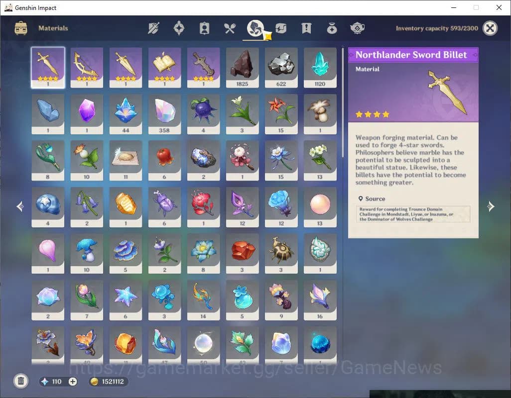 Genshin Impact Accounts Asia|AR 55|4 Limited +1(*5WEP)|Mavuika,Raiden,Duri image 8