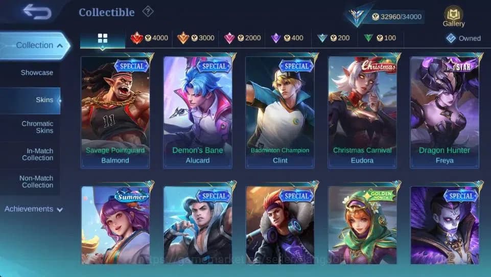 Mobile Legends: Bang Bang Accounts Global|Hero 115 Skin 162|Expert|LBox Irithel|M7 Gr image 14