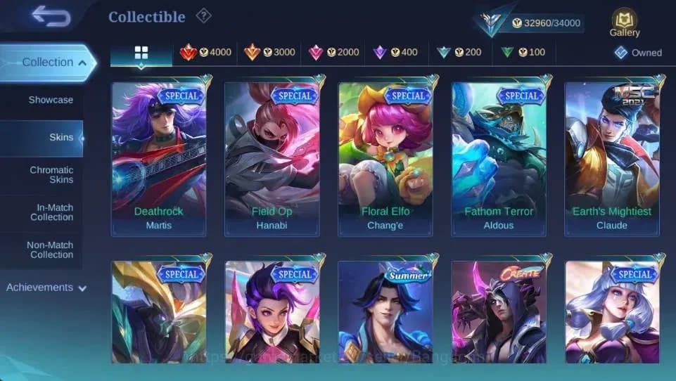 Mobile Legends: Bang Bang Accounts Global|Hero 115 Skin 162|Expert|LBox Irithel|M7 Gr image 16